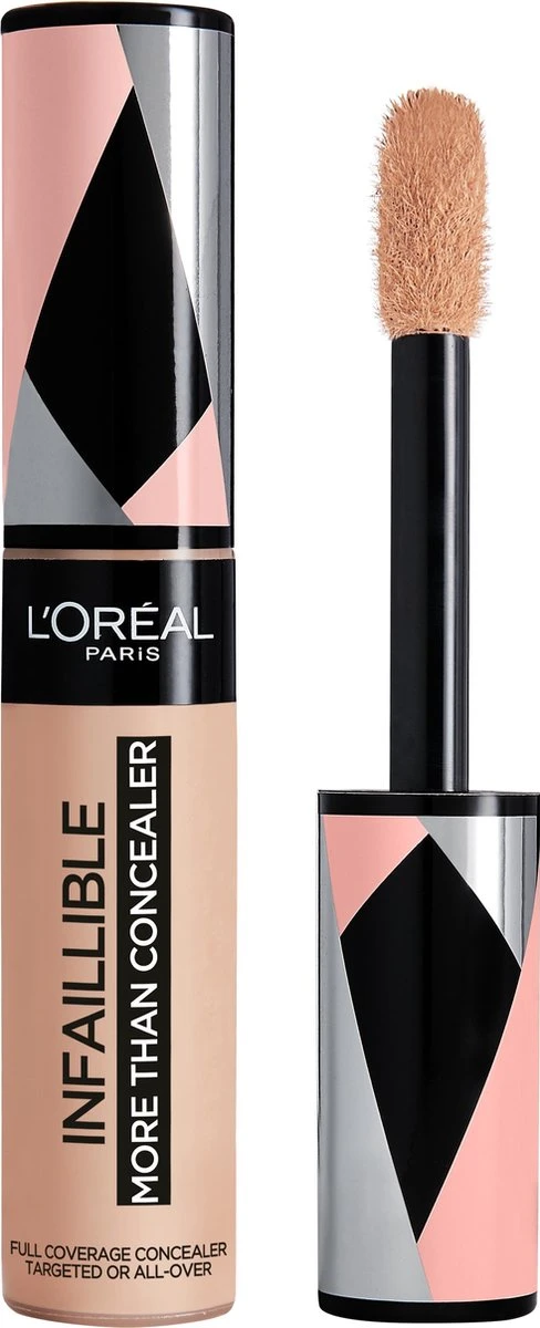 L'Oréal Paris Infaillible More Than Concealer - 324 Oatmeal - Dekkend 14 L'Oréal Paris Infaillible More Than Concealer - 324 Oatmeal - Dekkend - Afbeelding 12