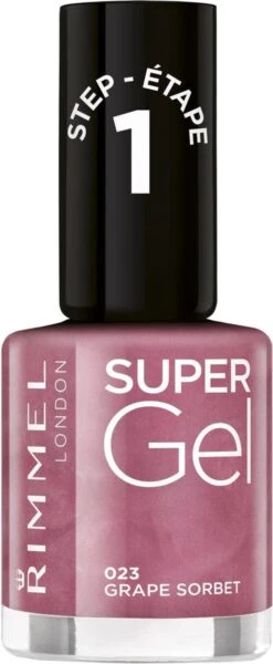 Rimmel London Super Gel Nagellak - 023 Grape Sorbet -Cosmetische Kortingen Winkel 494x1200 7