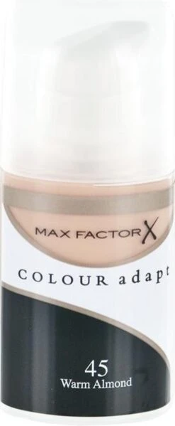 Max Factor Colour Adapt Foundation - 45 Warm Almond -Cosmetische Kortingen Winkel 495x1200