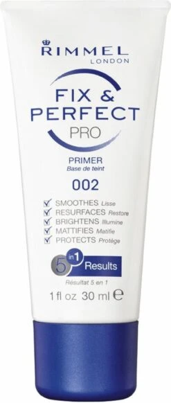 Rimmel London Fix & Perfect Make-Up Primer - 002 Transparent - 30 Ml -Cosmetische Kortingen Winkel 509x1200 3