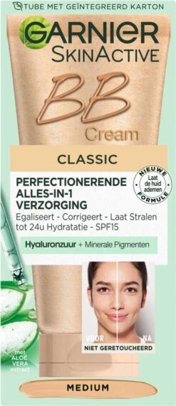 Garnier SkinActive BB Cream Classic Medium 5-in-1 Verzorging - 50 Ml -Cosmetische Kortingen Winkel 519x1200 1