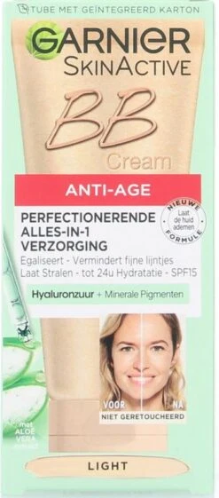 Garnier Skin Naturals BB Cream Anti Aging - 50 Ml - Light -Cosmetische Kortingen Winkel 528x1200 1