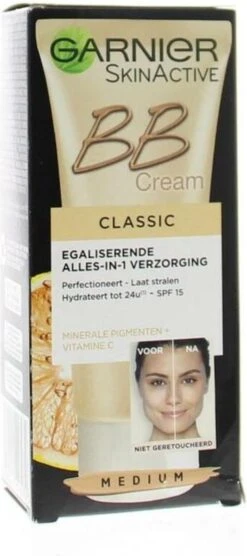 Garnier SkinActive BB Cream Classic Medium 5-in-1 Verzorging - 50 Ml -Cosmetische Kortingen Winkel 533x1200 1