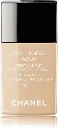 Chanel Vitalumiere Aqua Foundation - 30 Beige - SPF15 - 30 Ml -Cosmetische Kortingen Winkel 548x1200