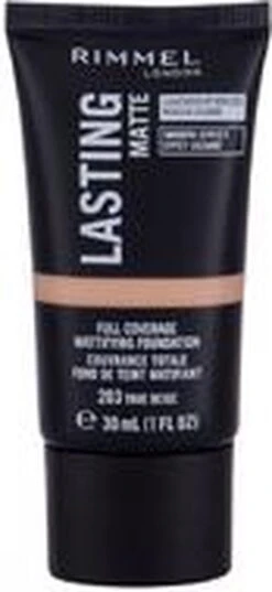Rimmel London Lasting Matte Foundation - 200 Soft Beige -Cosmetische Kortingen Winkel 552x1200 2
