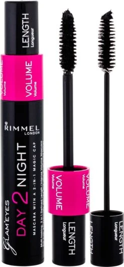 Rimmel London Day2Night 2-in-1 Mascara Voor Een Dag- En Avondlook - 001 Black -Cosmetische Kortingen Winkel 560x1200 4