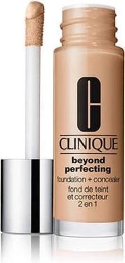 Clinique Beyond Perfecting Foundation + Concealer - 07 Cream Chamois -Cosmetische Kortingen Winkel 571x1200
