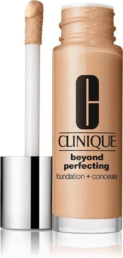 Clinique Beyond Perfecting Foundation + Concealer - 07 Cream Chamois -Cosmetische Kortingen Winkel 573x1200