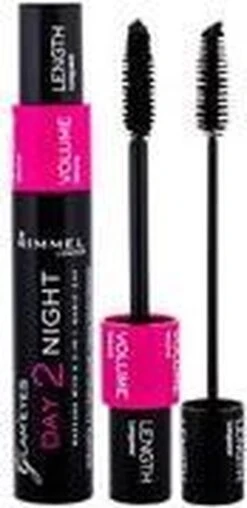Rimmel London Day2Night 2-in-1 Mascara Voor Een Dag- En Avondlook - 001 Black -Cosmetische Kortingen Winkel 583x1200 3