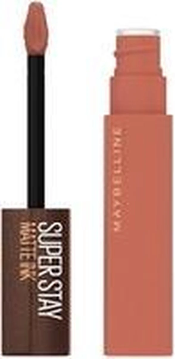 Maybelline SuperStay Matte Ink Lipstick Coffee Collection Limited Edition - 270 Cocoa Connoisseur - Bruine Lippenstift - 5 Ml 20 Maybelline SuperStay Matte Ink Lipstick Coffee Collection Limited Edition - 270 Cocoa Connoisseur - Bruine Lippenstift - 5 Ml - Afbeelding 18