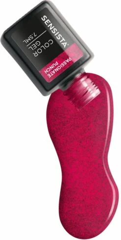 Sensista Color Gel Passionate Punch - Rood/roze Glitter -Cosmetische Kortingen Winkel 606x1200 2