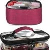 Sirac - Makeup Tas Donker Roze 2 Sirac - Makeup Tas Donker Roze -Cosmetische Kortingen Winkel 607x1200 2