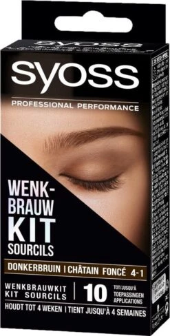 SYOSS Wenkbrauwverf 4-1 Donkerbruin - 1 Stuk -Cosmetische Kortingen Winkel 608x1200 6