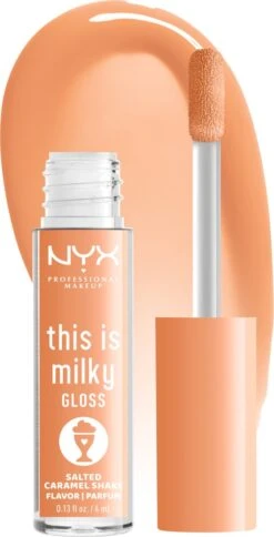 NYX Professional Makeup This Is Milky Gloss - TIMG18 Salted Caramel Shake - Lipgloss - 4 Ml 7 NYX Professional Makeup This Is Milky Gloss - TIMG18 Salted Caramel Shake - Lipgloss - 4 Ml -Cosmetische Kortingen Winkel 612x1200