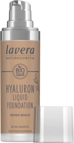 Lavera Hyaluron Liquid Foundation Natural Beige 05 - 30 Ml -Cosmetische Kortingen Winkel 624x1200