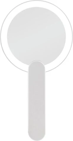 Merkloos Make Up Spiegel Met Led Verlichting - Verzorging Spiegel - Luxe Handspiegel - Zakspiegel - Sterke Handvat -Wit -Cosmetische Kortingen Winkel 625x1200 4