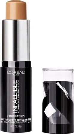 L'Oreal Paris - Infallible - Longwear Shaping Stick - Foundation - 409 Honey - SPF 27 - Caramel - 9 G