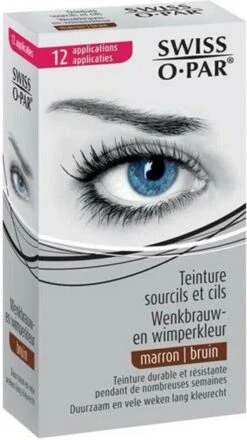Swiss O Par - Wenkbrauw- En Wimperverf Bruin 1 Set -Cosmetische Kortingen Winkel 673x1200 1