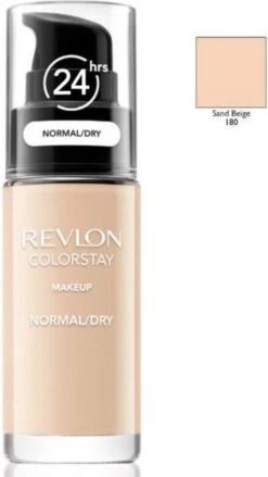 Revlon Colorstay Foundation With Pump Dry Skin - 180 Sand Beige -Cosmetische Kortingen Winkel 675x1200