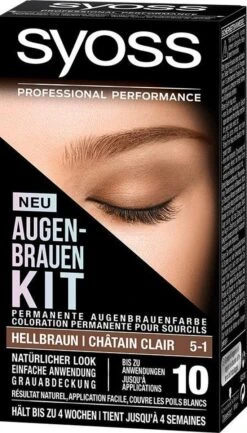 SYOSS Wenkbrauwverf 5-1 Lichtbruin - 1 Stuk -Cosmetische Kortingen Winkel 685x1200 2