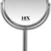 Gérard Brinard Metalen Spiegel Standspiegel 10x Vergroting - Ø18cm 2 Gérard Brinard Metalen Spiegel Standspiegel 10x Vergroting - Ø18cm -Cosmetische Kortingen Winkel 691x1200 3