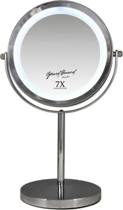 Metalen Verlichte Make-up LED Spiegel Dubbelzijdig 17,5CMØ 7x Vergroting -Cosmetische Kortingen Winkel 704x1200 7