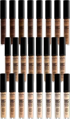 NYX Professional Makeup - Can't Stop Won't Stop Concealer - Light Ivory -Cosmetische Kortingen Winkel 711x1200