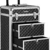 Hoppa! Cosmetic Case Trolley, Professionele Make-up Case, Kapperskoffer Met 4 Uitneembare Universele Wielen, Make-up Case, Top Met 3 Uittrekbare Compartimenten, Laden, Voor Op Reis, Zwart 1 Hoppa! Cosmetic Case Trolley, Professionele Make-up Case, Kapperskoffer Met 4 Uitneembare Universele Wielen, Make-up Case, Top Met 3 Uittrekbare Compartimenten, Laden, Voor Op Reis, Zwart -Cosmetische Kortingen Winkel 741x1200 8