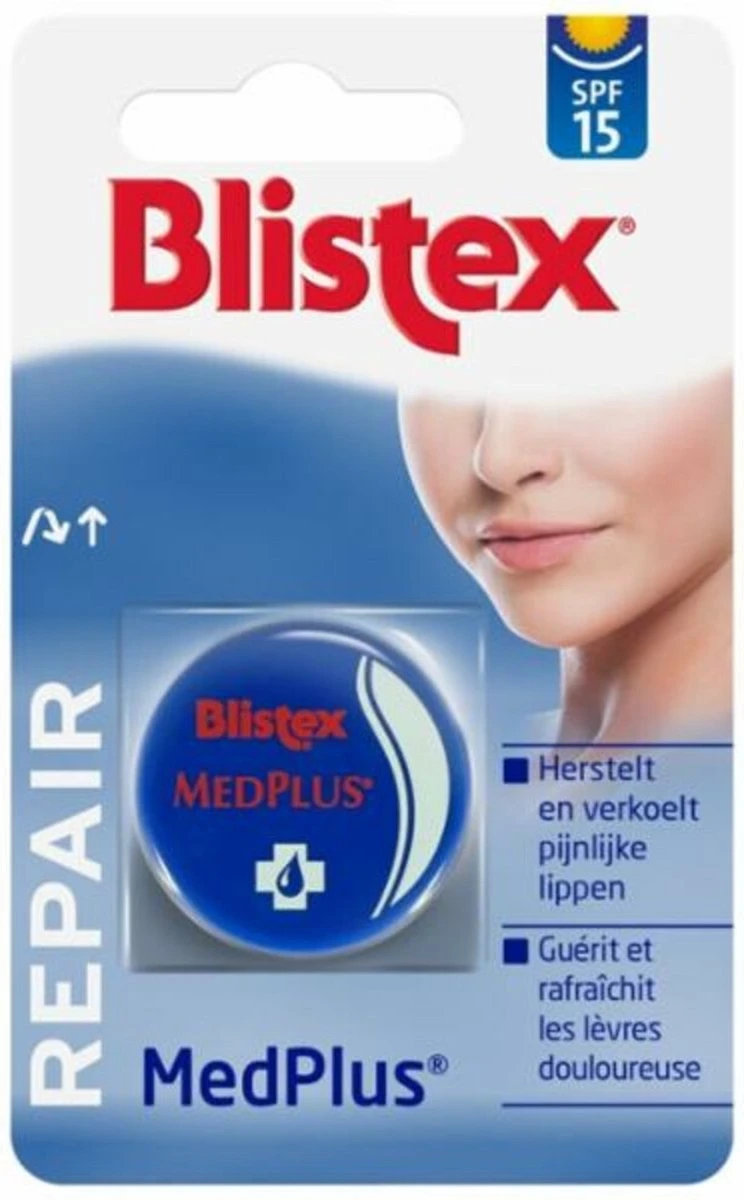 Blistex Med Plus Potje - 7 Gr - Lippenbalsam 3 Blistex Med Plus Potje - 7 Gr - Lippenbalsam