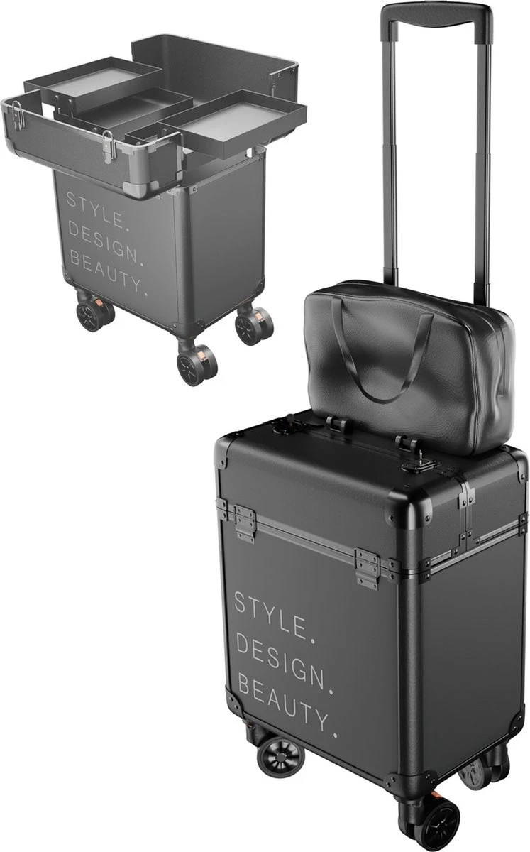 PIXMY® - MT130-S - Make Up Koffer - Cosmetica Koffer - DESIGN 3 PIXMY® - MT130-S - Make Up Koffer - Cosmetica Koffer - DESIGN