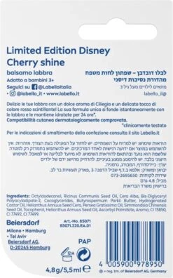 Labello Limited Disney Edition - Ariel Cherry Shine -Cosmetische Kortingen Winkel 748x1200 1