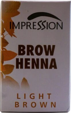 Impression Henna Wenkbrauwverf | Lichtbruin | Light Brown | Brun Clair | Brow Henna | Goed Voor Meer Dan 20 Behandelingen -Cosmetische Kortingen Winkel 753x1200 3