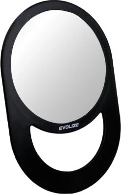 Evolize Onbreekbare Spiegel Met Handvat - Ø 16,5 Cm - Ophangbaar - Rond - Handspiegel - Kappersspiegel - Reisspiegel - Make Up - Afmeting: 28 X 19 Cm - Zwart -Cosmetische Kortingen Winkel 753x1200 4