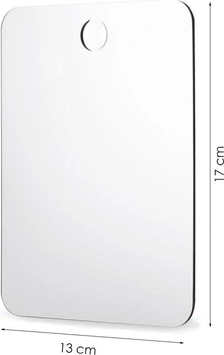 Merkloos Make-up Spiegel Wit - Spiegeltje - Badkamer Spiegel - Waterbestendig - Reisspiegel - 17 X 13 Cm 4 Merkloos Make-up Spiegel Wit - Spiegeltje - Badkamer Spiegel - Waterbestendig - Reisspiegel - 17 X 13 Cm - Afbeelding 2