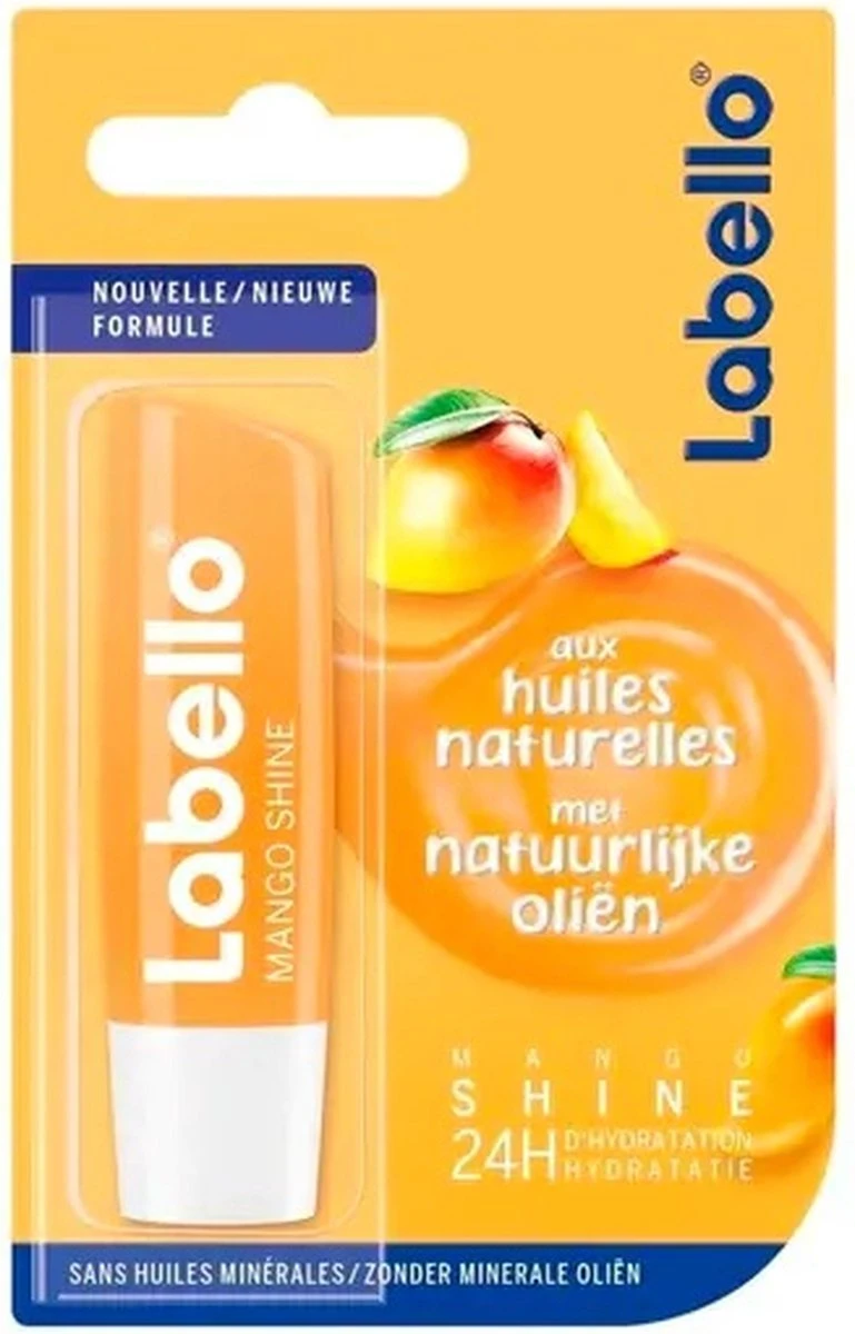 Labello Lippenbalsem Lipcare – Mango Shine 3 Labello Lippenbalsem Lipcare – Mango Shine