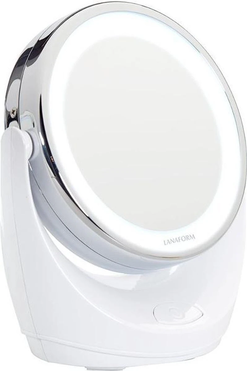 Lanaform X10 Spiegel Met Ringverlichting - Make-upspiegel - Ø11cm 4 Lanaform X10 Spiegel Met Ringverlichting - Make-upspiegel - Ø11cm - Afbeelding 2