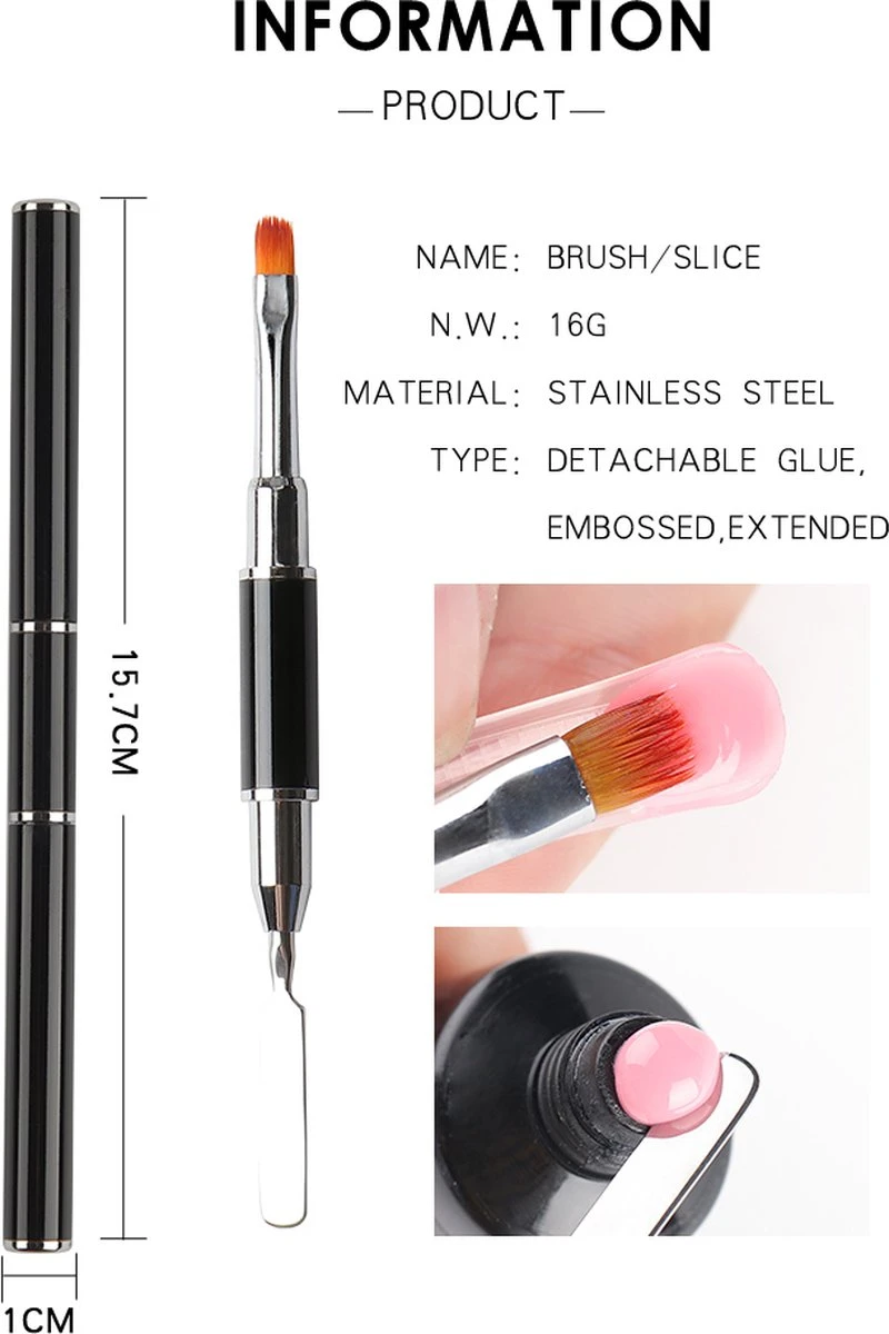 Elvi Polygel Starterskit - Complete Set Inc. USB UV/Led Mini Lamp-Nagelverlenging- Polygel 6 X 15g Perfecte Kleuren Roze - Polyacryl UV Nagellak-Quick Extension Temperature Color Changing UV Gel Pink 12 Elvi Polygel Starterskit - Complete Set Inc. USB UV/Led Mini Lamp-Nagelverlenging- Polygel 6 X 15g Perfecte Kleuren Roze - Polyacryl UV Nagellak-Quick Extension Temperature Color Changing UV Gel Pink - Afbeelding 10