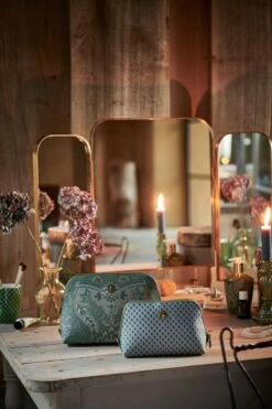 Pip Studio Kleine Make-up Tas - Suki - Groen - 19/15x12x6cm -Cosmetische Kortingen Winkel 800x1200 47