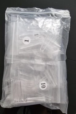 Merkloos Gel Flex 250 Nageltips Met Lijm - Transparant XXL Long Coffin Half Cover C Nail Tips- French Nail Art Acryl Nagels & Gelnagels -Hoge Kwaliteit -Cosmetische Kortingen Winkel 804x1200 3