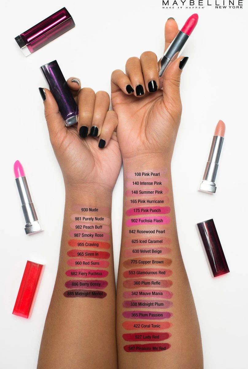 Maybelline Color Sensational - 630 Velvet Beige - Nude - Lippenstift 7 Maybelline Color Sensational - 630 Velvet Beige - Nude - Lippenstift - Afbeelding 5