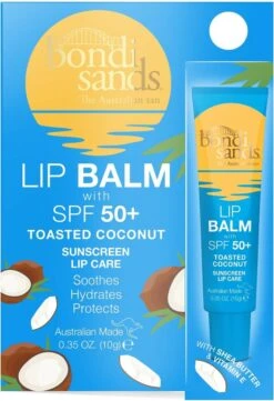 Bondi Sands Sunscreen Lip Balm SPF 50+ Toasted Coconut 10 G - Hydrateert En Verzacht Droge Lippen -Cosmetische Kortingen Winkel 820x1200 3