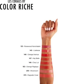L'Oréal Lippenstift Color Riche Satin 145 L'Adresse Oranje -Cosmetische Kortingen Winkel 834x1200 1