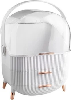 Be-Inspired® Beautycase – Make Up Organizer – Make-up Koffer – Cosmetica Tas – Met Lades – Opberger – Storage Box - Wit 23 Be-Inspired® Beautycase – Make Up Organizer – Make-up Koffer – Cosmetica Tas – Met Lades – Opberger – Storage Box - Wit -Cosmetische Kortingen Winkel 851x1200 2