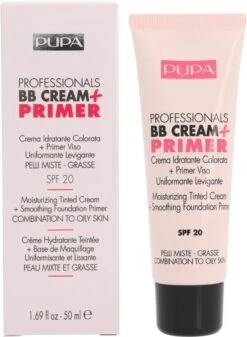 Pupa Milano BB Cream + Primer For Combination To Oily Skin - 001 Nude -Cosmetische Kortingen Winkel 880x1200