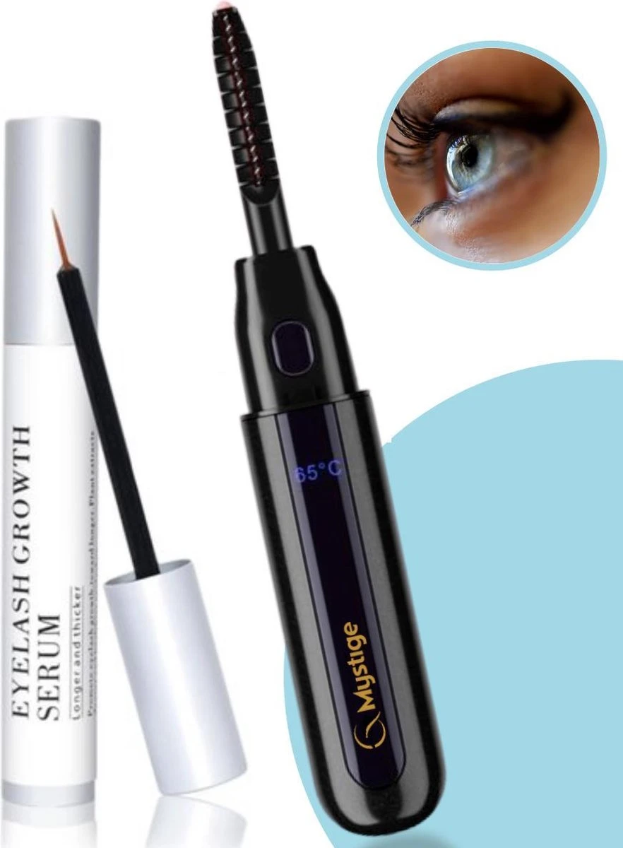 3-Delige Elektrische Wimperkruller Set – Incl. Wimperserum & Wimperborstel – Wimperlifting Set – Lash Lift – Lange, Gekrulde En Volle Wimpers – Eyelash Curler 3 3-Delige Elektrische Wimperkruller Set – Incl. Wimperserum & Wimperborstel – Wimperlifting Set – Lash Lift – Lange, Gekrulde En Volle Wimpers – Eyelash Curler