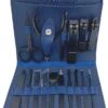 Fritzline© Professionele Manicureset 16-delig | Nagelset Incl. Nagelvijl & Nagelknipper | Lederen Blauwe Etui | Manicure Pedicure Set -Cosmetische Kortingen Winkel 889x1200 1