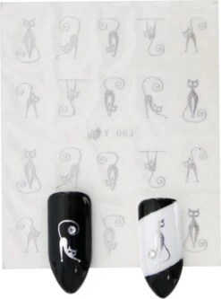 GUAPÀ - Nail Art Nagel Sjabloon Stickers 30 Vellen - Zelfklevende Nagelstickers & Nageldecoratie 3D Goud En Zilver -Cosmetische Kortingen Winkel 890x1200 1