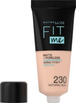 Maybelline Fit Me Matte & Poreless Foundation - 230 Natural Buff -Cosmetische Kortingen Winkel 891x1200 2
