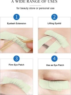 Lashes & More - Wimpertape - Roze/Paars - Wimperextensions - Wimper Tape - Beautytape - Medische Tape - Wimper Tool - Hyperallergeen - Huidvriendelijk – Tape – Non Wooven Tape -Cosmetische Kortingen Winkel 894x1200 1