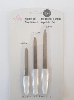 Nagelvijlenset 3 Stuks 3 Verschillende Lengtes - Grof En Fijne Zijde -Cosmetische Kortingen Winkel 899x1200 31